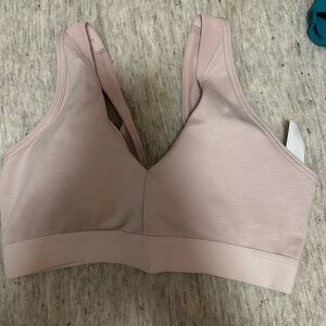 NWOT Nike Muave/ Light Pink Bow Sports Bra